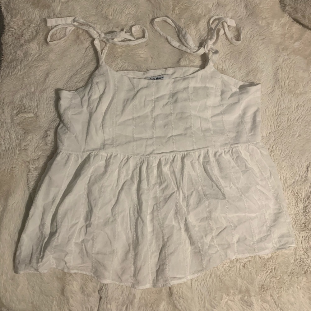 White Old Navy Top